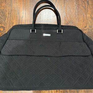 Vera Bradley Black Quilted Duffel Bag